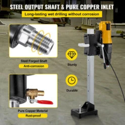 VEVOR Trapano Colonna Da Banco 4450 W Macchina Per Carotaggio 230 V Trapano A Colonna Industriale Ad Alta Precisione Frequenza Nominale 50 HZ Preci -Makitae Outlet 92209244 4