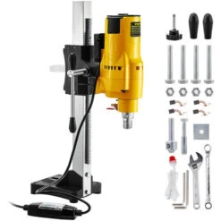 VEVOR Trapano Colonna Da Banco, 3980 W Macchina Per Carotaggio, 220 V Trapano A Colonna Industriale Ad Alta Precisione, Frequenza Nominale 50 HZ Preci