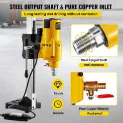 VEVOR Trapano Colonna Da Banco, 3980 W Macchina Per Carotaggio, 220 V Trapano A Colonna Industriale Ad Alta Precisione, Frequenza Nominale 50 HZ Preci -Makitae Outlet 92209270 4