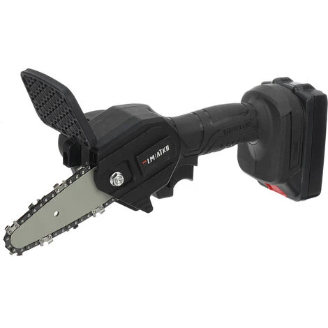 Motosega 18V Motosega A Batteria Guida Portatile Elettrica Senza Fili Da 4 Pollici Con 2 Batterie 2500mah Nero 4 Motosega 18V Motosega A Batteria Guida Portatile Elettrica Senza Fili Da 4 Pollici Con 2 Batterie 2500mah Nero - immagine 4
