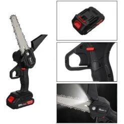 MUSTOOL 6 '' 18V Cordless Potatore Batteria Motosega Motosega Tronco Elettrico Sega 1 Batteria -Makitae Outlet 93344088 5