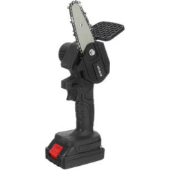 BLMIATKO 4''18V Cordless Potatore Batteria Motosega Motosega Tronco Elettrico Sega 2 Batterie