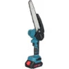 VIOLEWORKS 18V 8'' Sega A Catena Per Potatore A Batteria Senza Spazzole Motosega A Batteria Elettrica 2 Batterie