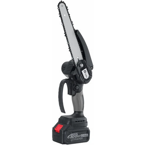Wolike 8 '' Cordless Potatore Batteria Motosega 10000 RPM Motosega Elettrica Tronco Sega 2 Batterie Nero 1 Wolike 8 '' Cordless Potatore Batteria Motosega 10000 RPM Motosega Elettrica Tronco Sega 2 Batterie Nero