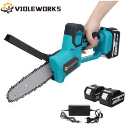 Motosega A Batteria A Batteria Da 288 V Con 2 Batterie Elettriche Portatili Motosega Da Giardino