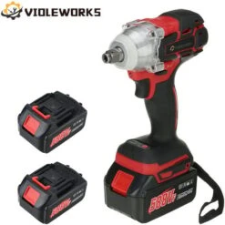 Avvitatore Ad Impulsi A Batteria 2 In 1 588VF 580NM Con 2 Batterie VIOLEWORKS 22800 MAh