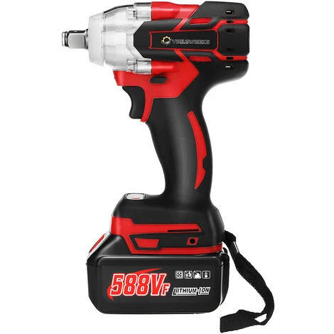 Avvitatore Ad Impulsi A Batteria 2 In 1 588VF 580NM Con 2 Batterie VIOLEWORKS 22800 MAh 2 Avvitatore Ad Impulsi A Batteria 2 In 1 588VF 580NM Con 2 Batterie VIOLEWORKS 22800 MAh - immagine 2