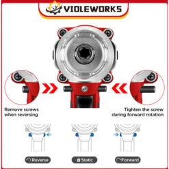 Avvitatore Ad Impulsi A Batteria 2 In 1 588VF 580NM Con 2 Batterie VIOLEWORKS 22800 MAh 7 Avvitatore Ad Impulsi A Batteria 2 In 1 588VF 580NM Con 2 Batterie VIOLEWORKS 22800 MAh -Makitae Outlet 93355397 3