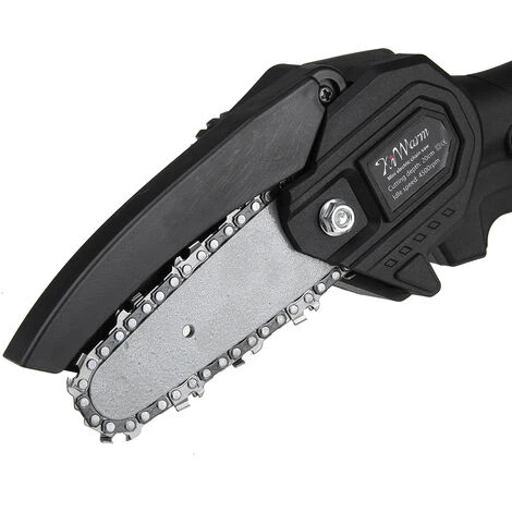 Mini Motosega Elettrica Portatile Da 4'' Ricaricabile A Batteria 88V 3500MAH (nera, Con 2 Batterie) Coxolo 5 Mini Motosega Elettrica Portatile Da 4'' Ricaricabile A Batteria 88V 3500MAH (nera, Con 2 Batterie) Coxolo - immagine 5