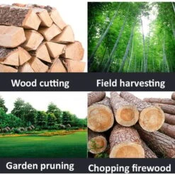 88V Power Chainsaw 3000W Mini Motosega A Batteria - 6 Pollici Cordless - Con 2 Batterie -Makitae Outlet 93374589 3