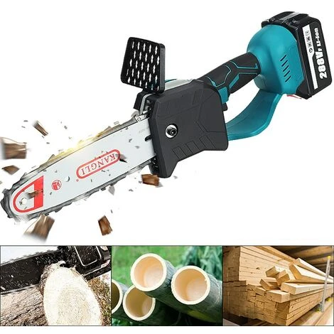 Motosega A Batteria 10 Pollici 22900mAh 2 Batterie Blu 5 Motosega A Batteria 10 Pollici 22900mAh 2 Batterie Blu - immagine 5