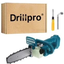 18V 8'' Cordless Potatore Motosega Elettrica Tronco Sega Blu (Senza Batteria)