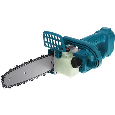 18V 8'' Cordless Potatore Motosega Elettrica Tronco Sega Blu (Senza Batteria) 2 18V 8'' Cordless Potatore Motosega Elettrica Tronco Sega Blu (Senza Batteria) - immagine 2