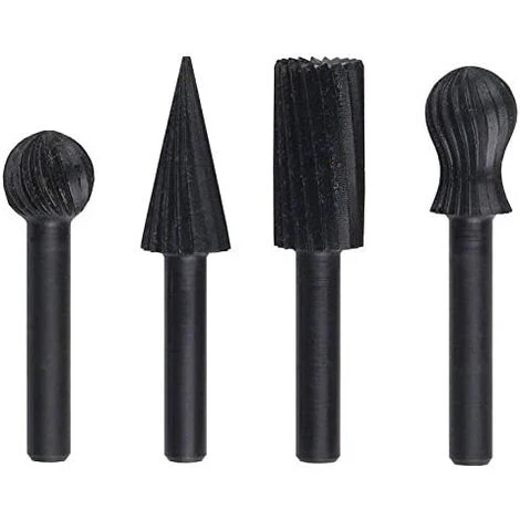 BOSCH - SET 4 PZ FRESE FERRO LEGNO METALLO 1 BOSCH - SET 4 PZ FRESE FERRO LEGNO METALLO