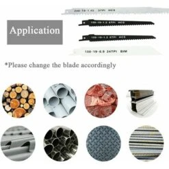 Sega Alternativa Da 710 W Sega Alternativa Manuale Da 240 V Sega Alternativa Elettrica Cambio Lama Senza Attrezzi A Velocità Variabile Per Il Taglio Di Legno, Plastica E Metallo Tenero -Makitae Outlet 94076480 3