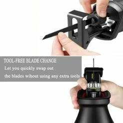 Sega Alternativa Da 710 W Sega Alternativa Manuale Da 240 V Sega Alternativa Elettrica Cambio Lama Senza Attrezzi A Velocità Variabile Per Il Taglio Di Legno, Plastica E Metallo Tenero -Makitae Outlet 94076480 5