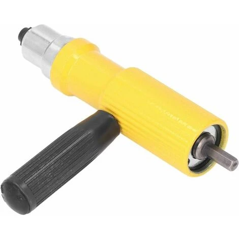 Strumento Di Rivettatura Per Trapano, Adattatore Per Pistola Rivettatrice Ergonomico E Di Buona Compatibilità Per Fai Da Te 1 Strumento Di Rivettatura Per Trapano, Adattatore Per Pistola Rivettatrice Ergonomico E Di Buona Compatibilità Per Fai Da Te