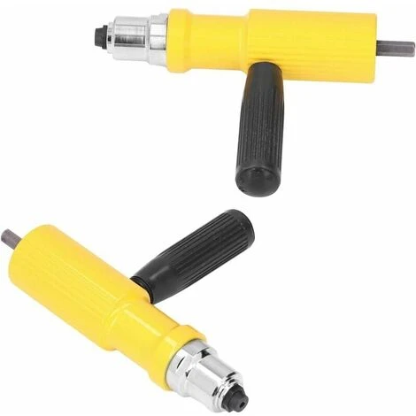 Strumento Di Rivettatura Per Trapano, Adattatore Per Pistola Rivettatrice Ergonomico E Di Buona Compatibilità Per Fai Da Te 2 Strumento Di Rivettatura Per Trapano, Adattatore Per Pistola Rivettatrice Ergonomico E Di Buona Compatibilità Per Fai Da Te - immagine 2