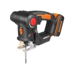 Seghetto A Batteria WORX WX550 Con Batteria 2.0 Ah Caricabatterie E 4 Lame