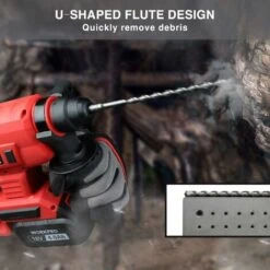 Set Di Punte Da Trapano, Punte Da Trapano A Percussione E Set Di Scalpelli Con Custodia, 17 Pezzi -Makitae Outlet 94928721 4