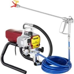 VEVOR 220V Macchina Per Verniciatura A Spruzzo Airless 1800W Pistola A Spruzzo 50Hz Spruzzatore Per Vernice Airless Per Pittura A Parete