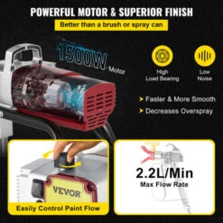 VEVOR 220V Spruzzatore Airless Ad Alta Pressione 1500W Per Pistola A Spruzzo Per Verniciatura A Spruzzo 8 VEVOR 220V Spruzzatore Airless Ad Alta Pressione 1500W Per Pistola A Spruzzo Per Verniciatura A Spruzzo -Makitae Outlet 95121762 4