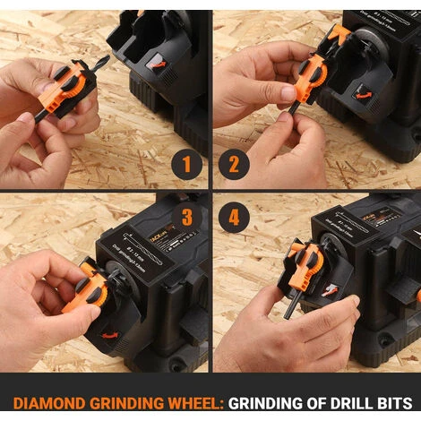 TACKLIFE Smerigliatrice Da Banco Multifunzionale, Affilatrice Da 200 W / 1,67 A Con Albero Flessibile, 6 Velocità Variabili, Utensile Elettrico Per Molatura Per Punte Da Trapano, Coltelli, Scalpelli, 2 TACKLIFE Smerigliatrice Da Banco Multifunzionale, Affilatrice Da 200 W / 1,67 A Con Albero Flessibile, 6 Velocità Variabili, Utensile Elettrico Per Molatura Per Punte Da Trapano, Coltelli, Scalpelli, - immagine 2