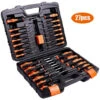 TACKLIFE TLHSS1B, 26PCS Set Di Cacciaviti Magnetici Set Di Cacciaviti Professionali Con Alloggiamento Utensile Manuale Multiutensile
