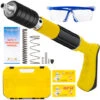 Mini Chiodatrice Manuale Per Montaggio A Parete Piccola Pistola Sparachiodi Manico Giallo Di Seconda Generazione