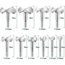 GTA 10 Pezzi Frese Per La Lavorazione Del Legno Punte Da Trapano In Metallo Duro Svasatore In Metallo Duro Per Modellare Fori Lavorazione Del Legno Prodotti In Legno Punzonatura -Makitae Outlet 95754048 3