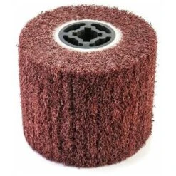 In Fibra Sintetica Per Esterni Restauratore Ø120X100X19Mmbross Spazzola Abrasiva2 Grana 80