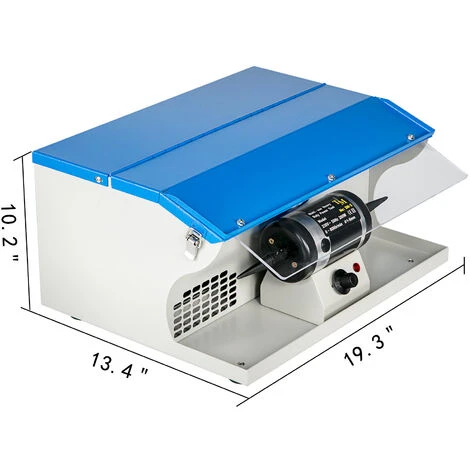 VEVOR Lucidatrice Per Gioielli, 220 V 200 W Velocita 0-8000 RPM Lucidatrice Per Polveri, Lucidatore Da Banco A Velocita Variabile Per Gioielli Lucidati, Alluminio, Cromo, Materiali Dentali Acrilici 2 VEVOR Lucidatrice Per Gioielli, 220 V 200 W Velocita 0-8000 RPM Lucidatrice Per Polveri, Lucidatore Da Banco A Velocita Variabile Per Gioielli Lucidati, Alluminio, Cromo, Materiali Dentali Acrilici - immagine 2