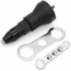 Dinggreat Pistola Per Rivetti Senza Fili Kit Di Utensili Per Trapano Per Rivetti Elettrici Adattatore Per Rivettatrice Inserto Per Dado Accessori Per Elettroutensili A Mano (Nero) ，