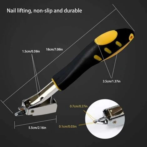 LITZEE Chiodatrice E Cucitrice Accessorio Strumento Professionale Per La Rimozione Dei Chiodi Da Tappezzeria 2 LITZEE Chiodatrice E Cucitrice Accessorio Strumento Professionale Per La Rimozione Dei Chiodi Da Tappezzeria - immagine 2