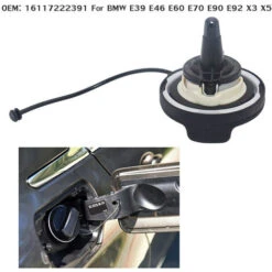 Tappo Di Copertura Del Serbatoio Del Carburante Nero 16117222391 Per BMW E39 E46 E60 E70 E90 E92 X3 X5 8 Tappo Di Copertura Del Serbatoio Del Carburante Nero 16117222391 Per BMW E39 E46 E60 E70 E90 E92 X3 X5 -Makitae Outlet 96716846 4