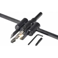 Kit Sega Circolare Regolabile Da 30 Mm A 300 Mm, Punta Per Trapano Per Cartongesso Per La Lavorazione Del Legno, Taglio Rotondo, Strumenti Fai-da-te Per Fori Per La Lavorazione Del Legno (30-300 Mm)