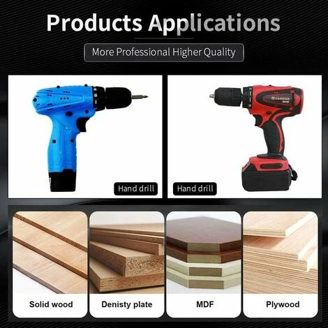 Kit Sega Circolare Regolabile Da 30 Mm A 300 Mm, Punta Per Trapano Per Cartongesso Per La Lavorazione Del Legno, Taglio Rotondo, Strumenti Fai-da-te Per Fori Per La Lavorazione Del Legno (30-300 Mm) 5 Kit Sega Circolare Regolabile Da 30 Mm A 300 Mm, Punta Per Trapano Per Cartongesso Per La Lavorazione Del Legno, Taglio Rotondo, Strumenti Fai-da-te Per Fori Per La Lavorazione Del Legno (30-300 Mm) - immagine 5