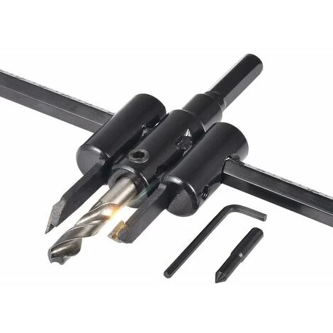 Kit Sega A Tazza Circolare Regolabile Da 30 Mm A 200 Mm, Punta Da Trapano Per Cartongesso Per La Lavorazione Del Legno, Taglio Rotondo, Strumenti Fai Da Te Per La Lavorazione Del Legno (30-200 Mm) 1 Kit Sega A Tazza Circolare Regolabile Da 30 Mm A 200 Mm, Punta Da Trapano Per Cartongesso Per La Lavorazione Del Legno, Taglio Rotondo, Strumenti Fai Da Te Per La Lavorazione Del Legno (30-200 Mm)