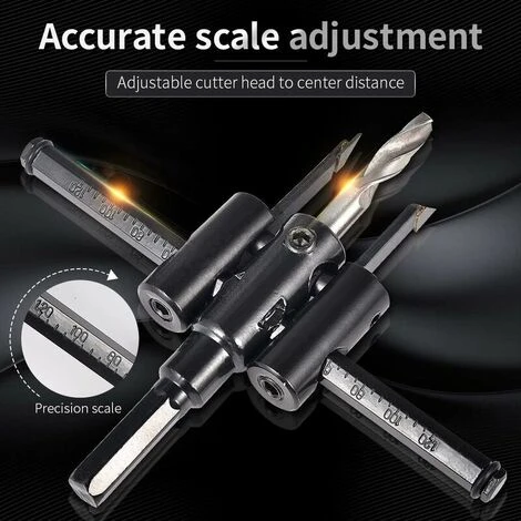 Kit Sega A Tazza Circolare Regolabile Da 30 Mm A 200 Mm, Punta Da Trapano Per Cartongesso Per La Lavorazione Del Legno, Taglio Rotondo, Strumenti Fai Da Te Per La Lavorazione Del Legno (30-200 Mm) 3 Kit Sega A Tazza Circolare Regolabile Da 30 Mm A 200 Mm, Punta Da Trapano Per Cartongesso Per La Lavorazione Del Legno, Taglio Rotondo, Strumenti Fai Da Te Per La Lavorazione Del Legno (30-200 Mm) - immagine 3