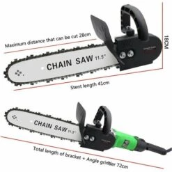 La Sega Per Legno Sega Da Falegname Sega Elettrica Per Uso Domestico Smerigliatrice Angolare Motosega Elettrica Modificata (con Tipo Di Tanica Di Olio 1 Catena) -Makitae Outlet 97431886 3