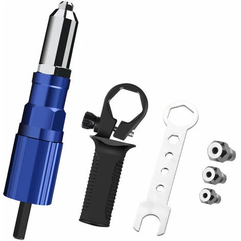 Pistola Per Rivetti Elettrica 2.44.8mm Pistola Per Dadi Per Rivetti Adattatore Per Punte Da Trapano Strumento Per Rivetti Strumento Per Rivetti Dado 1 Pistola Per Rivetti Elettrica 2.44.8mm Pistola Per Dadi Per Rivetti Adattatore Per Punte Da Trapano Strumento Per Rivetti Strumento Per Rivetti Dado