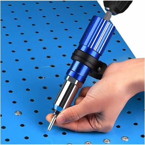 Pistola Per Rivetti Elettrica 2.44.8mm Pistola Per Dadi Per Rivetti Adattatore Per Punte Da Trapano Strumento Per Rivetti Strumento Per Rivetti Dado 4 Pistola Per Rivetti Elettrica 2.44.8mm Pistola Per Dadi Per Rivetti Adattatore Per Punte Da Trapano Strumento Per Rivetti Strumento Per Rivetti Dado - immagine 4