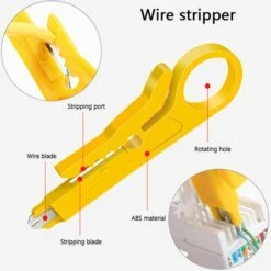 Handskit RJ45 RJ11 RJ12 Kit Di Attrezzi Per La Riparazione Del Morsetto Di Rete Con Tester Per Cavi Crimpatrice Per Crimpatrice Con Morsetto A Molla, Modello: Multicolore -Makitae Outlet 97875561 3