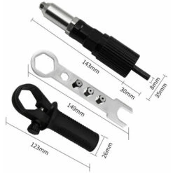 Pistola Per Rivetti Elettrica Tirare L'adattatore Per Pistola Per Rivetti Per Trapano Elettrico Rivettatrice Per Rivetti E Testa Per Sparachiodi -Makitae Outlet 97887202 5