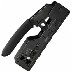 Strumento Di Rete RJ11 RJ45, Strumenti Di Riparazione Del Tester Per Cavi Tagliacavi, Crimpatrice Per Spine, Spelafili Cat5 Cat6 Cat6e (nero)