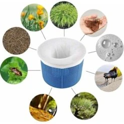 Calza Filtrante Per Cestello Skimmer Piscina Fino A 20 Cm - 5 Pezzi 9 Calza Filtrante Per Cestello Skimmer Piscina Fino A 20 Cm - 5 Pezzi -Makitae Outlet 98231831 5
