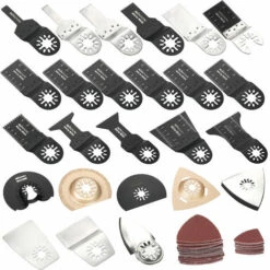 Lama Oscillante Ibrida Da 100 Pezzi Lama Per Sega Accessori Per Utensili Elettrici Lama Per Sega Multifunzionale In Acciaio Ad Alto Tenore Di Carbonio