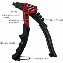 Rivettatrice Singola Per Pistola Sparachiodi Manuale Da 8 Pollici 8 Rivettatrice Singola Per Pistola Sparachiodi Manuale Da 8 Pollici -Makitae Outlet 98722230 4