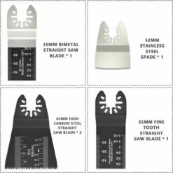Lame Per Sega Oscillanti Multiutensile 31 Pezzi, Accessori Oscillanti Multiutensile, Lama Per Sega Universale Per Chiodi Per Piastrelle Angolari In Legno Tagliati Makita Bosch Dewalt -Makitae Outlet 99548474 3