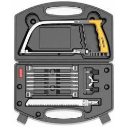 12 In 1 Sega A Mano Magica Combinazione Fai Da Te Multi-strumento Seghetto Mini Casa Per Legno/alluminio/tubo Dell'acqua/plastica Nero